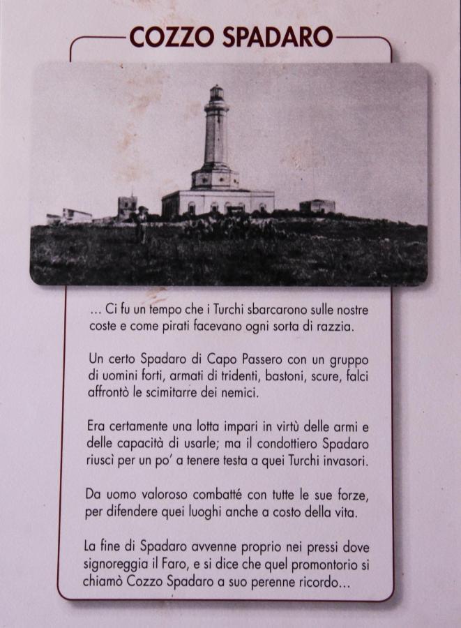 Cozzo Spadaro B&B Portopalo Di Capo Passero Ngoại thất bức ảnh